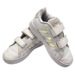 Adidas Toddler Kids' Grand Court 2.0 Timeless Tennis Shoes Sneakers White Size 9